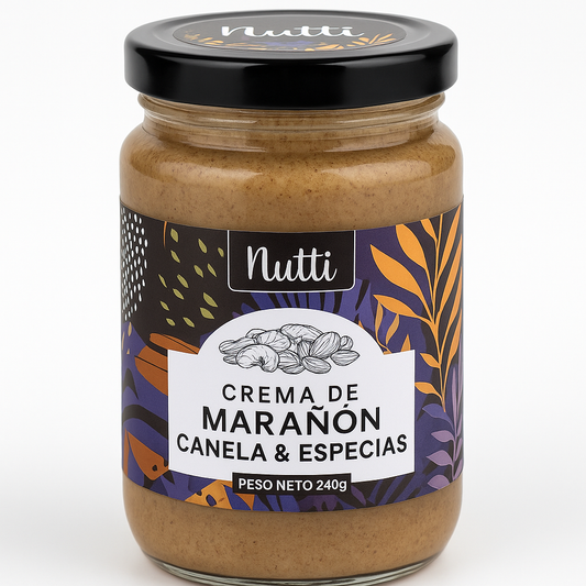 Crema de Marañón Canela y Especias Nutti – 240g